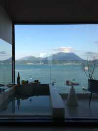 深圳看得見山的私湯海景房