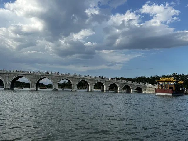 7.29北京暴雨後頤和園昆明湖划船實拍