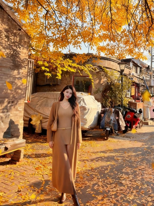 北京深秋打卡指南｜胡同裡的金色童話世界