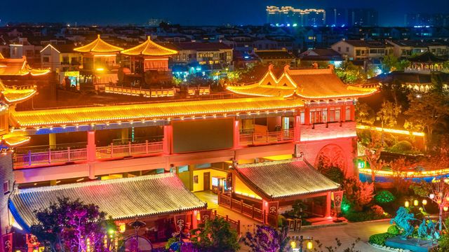 穿越千年的東京夢華錄清明上河園夜景美到炸裂！