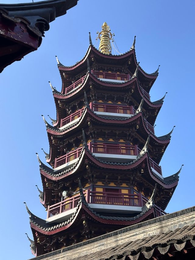 晴天的雞鳴寺非常棒