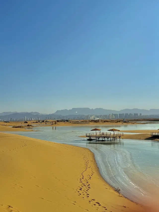 烏海湖反轉之旅！200元解鎖沙漠+冰湖雙重驚