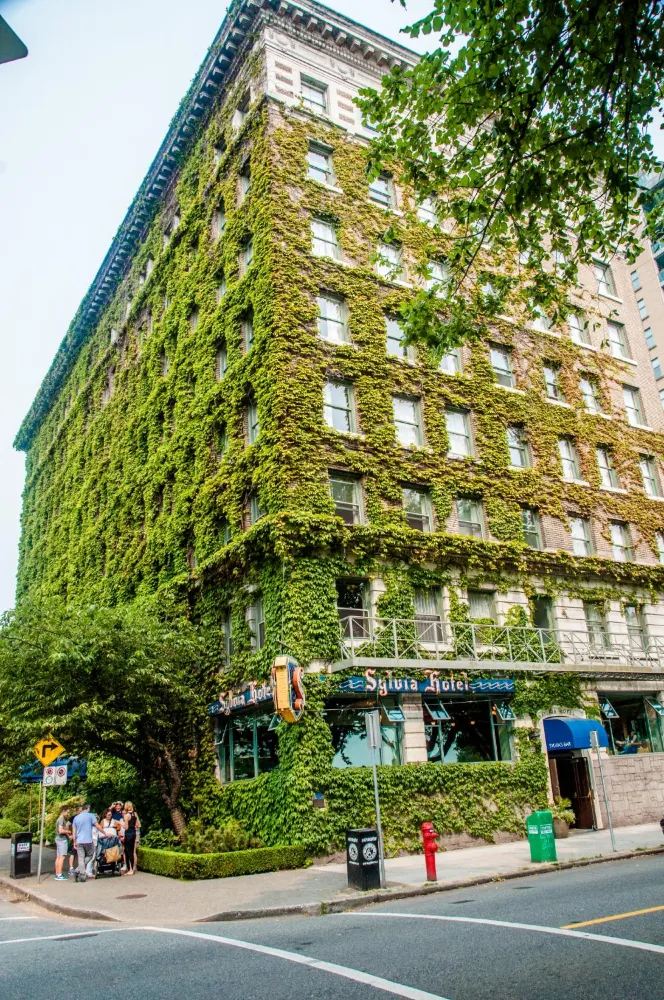 밴쿠버 잉글리시 베이 로맨틱 호텔 Sylvia Hotel 호텔: 실비아 호텔 Sylvia Hotel