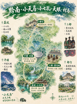黔南に行く前は小七孔だけだと思っていたが、4日間滞在してみて天眼と村馬こそが本物だと気づいた