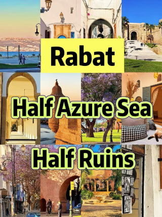 This forgotten imperial city, half ruins and half blue sea