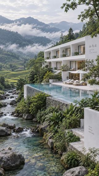 The ultimate 24°C family getaway in Yunhe! Stay at a creekside pool guesthouse and explore terraced fields