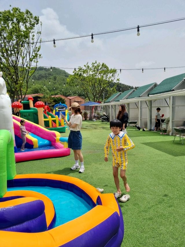 워터파크 개시! 아이들의 천국😊