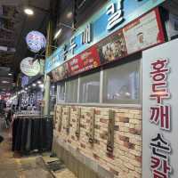 온양온천시장에서 맛과 가성비 다 있는 홍두깨칼국수