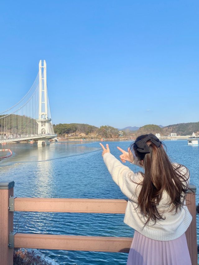 예산 여행코스 | 예당호 출렁다리