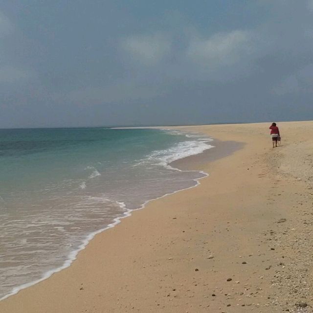 望安島延綿的細白沙