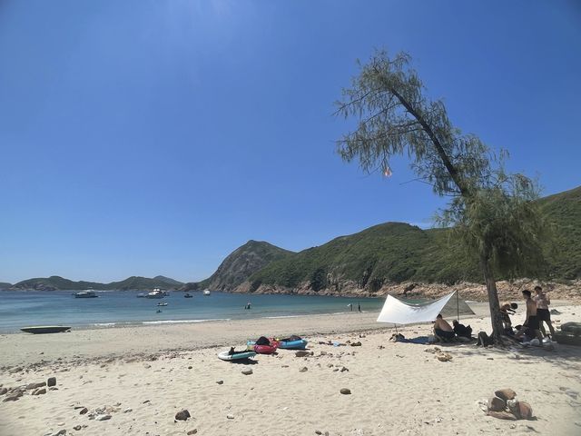 西貢天堂《白臘灣》水清沙幼沙灘🏝️🩵