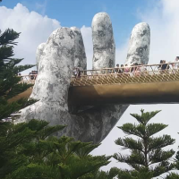 🕊️有如🐒悟空在佛祖掌心🤚的越南巴拿山佛手橋|🎍