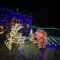 あけぼの山農業公園のクリスマス限定ライトアップ