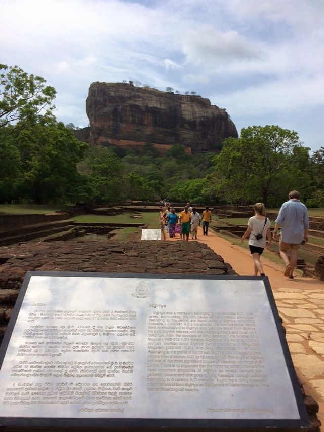 Top of the hill in Sri Lanka 