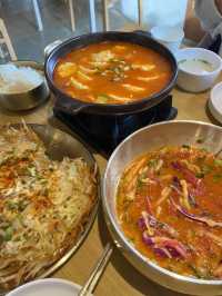 [경주 황리단길 맛집] 청온채 #한식맛집 #육회 물회 #명란치즈순두부찌개 #새우치즈감자전