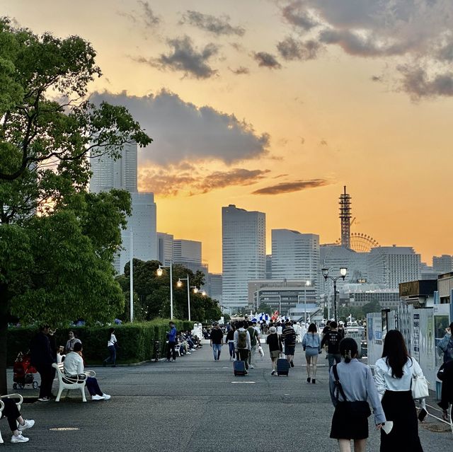 【横浜】夕方みなとみらい散歩・山下公園を散策