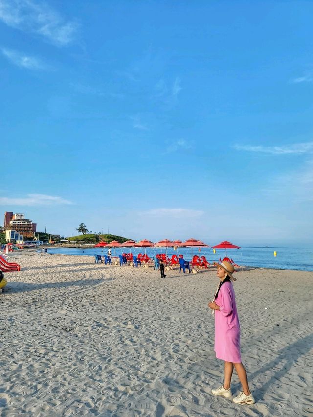 조용하고 한적한 포항 구룡포해수욕장🏖