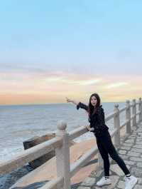 「澳門深度遊」🤟🏻路環 黑沙龍爪角海岸徑✨睇夕陽影靚相📸享受落日餘暉🌄 