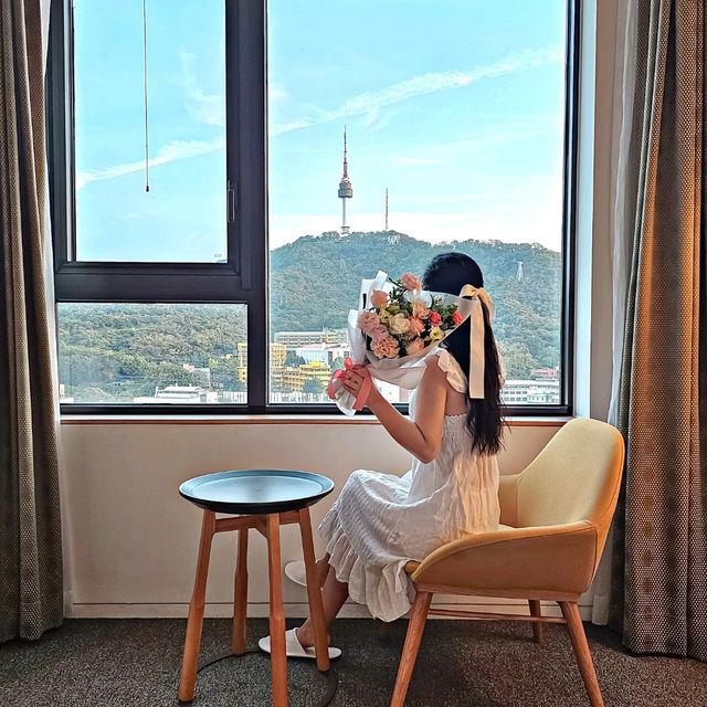 발렌타인데이! 남산타워뷰 가성비호텔 L7명동