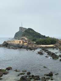 อุทยานหินแปลกริมหาดทะเลที่ Yehliu Geopark