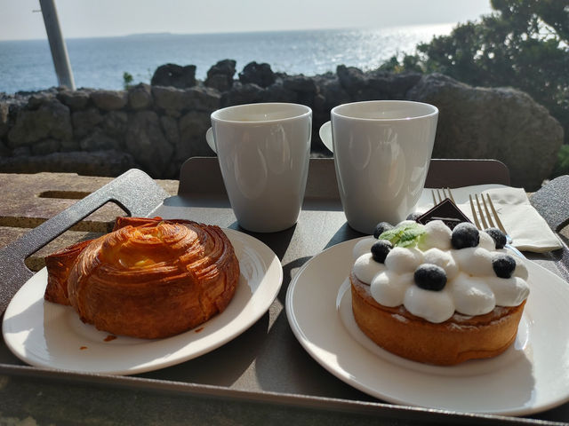 🍊💓제주 오션뷰 서귀포 베이커리 카페 '게우지코지 카페'