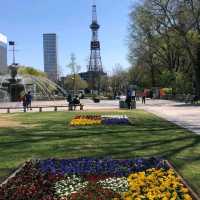 在札幌大通公園享受四季變換的活動