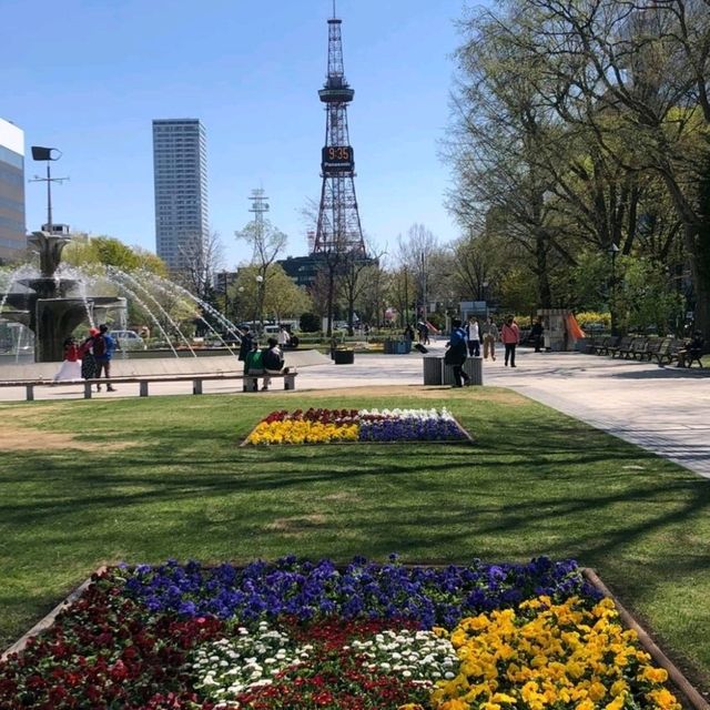 在札幌大通公園享受四季變換的活動
