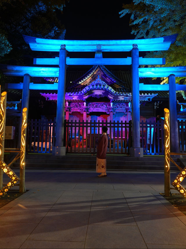 牛嶋神社 竹の灯りライトアップ スカイツリーとのコラボが映えすぎる♡