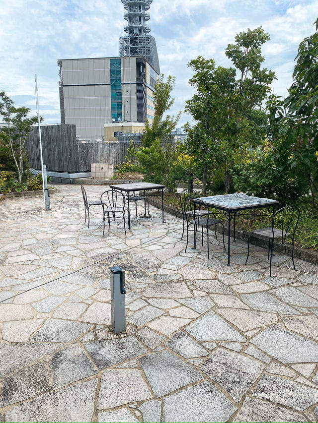 【大分駅】穴場！駅ナカのオアシス✨寛げる屋上広場✨