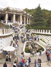Spain🇪🇸Barcelona ガウディ建築の公園　グエル公園
