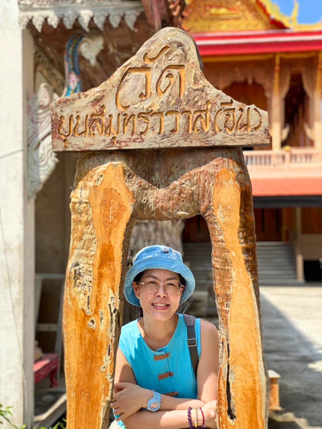 🎗️เที่ยวใกล้กรุง วัดขุนสมุทรจีน