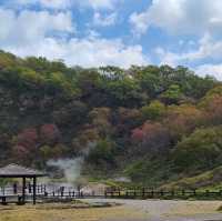 北海道自駕游-登別地獄谷/大湯沼/奧之湯/天然足湯
