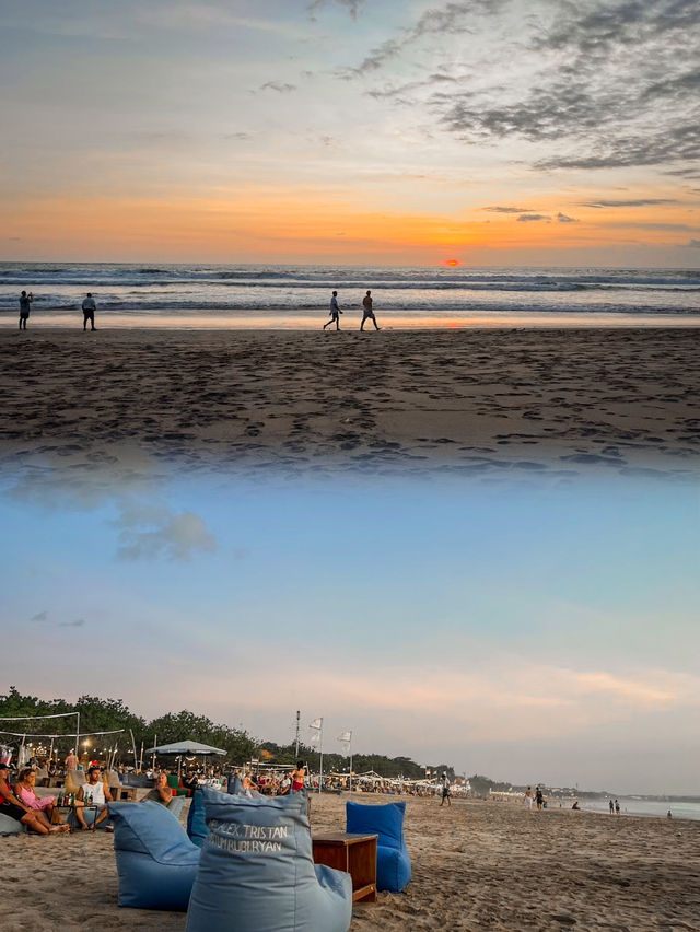 Golden Hour Bliss at Legian Beach