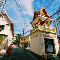 泰國曼谷湄南河畔皇家古跡寺廟景點:Wat Wiset Kan，適合拍照📸打卡