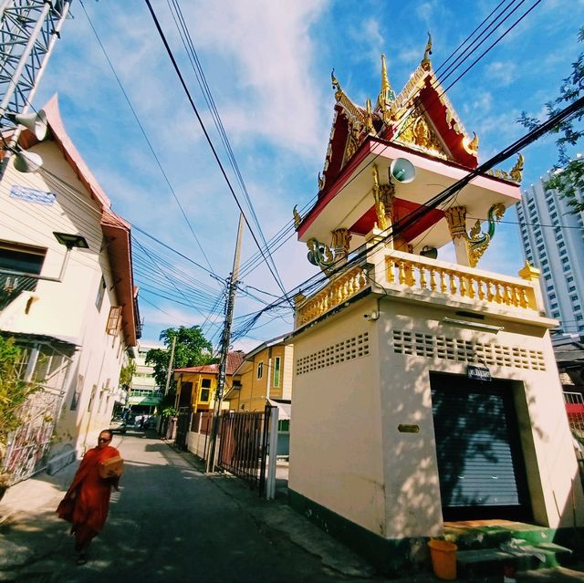 泰國曼谷湄南河畔皇家古跡寺廟景點:Wat Wiset Kan，適合拍照📸打卡
