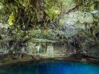 Epic cenote inside a cave