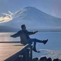 Mount Fuji กับทะเลสาบ Yamanaka 