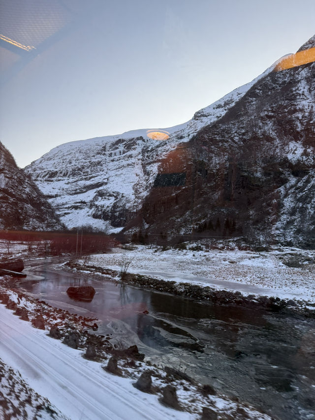 A Magical Winter Ride on the Flåm Railway 🚂❄️🇳🇴