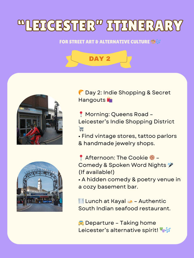 Leicester itinerary 🌸🇬🇧