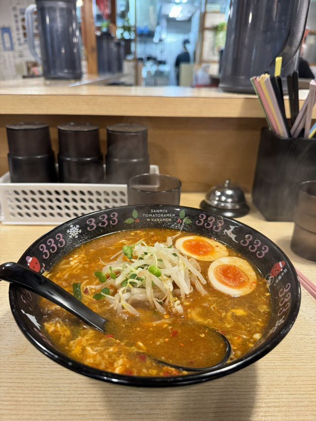 🍜 캐널시티 토마토 라멘, 후쿠오카의 색다른 맛!