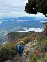 The breathtaking views during descent from Low’s Peak