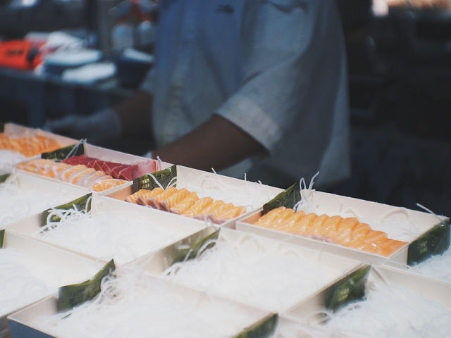 ตลาดปลาแบบมีแอร์ ในไทเป 🍣🐟