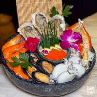 บุฟเฟ่ต์ขาปูหิมะ  กุ้งเผา Seafood เพียบ!