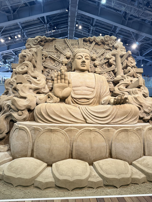 鳥取砂丘　砂の美術館✨