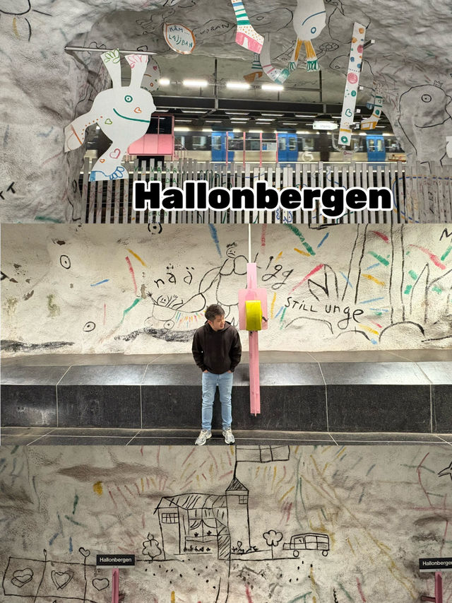 The fusion of art and metro. only in Stockholm