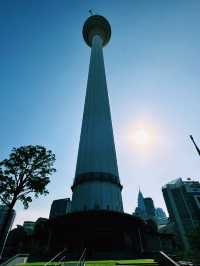 Skyward Gaze – KL Tower from the Ground Up