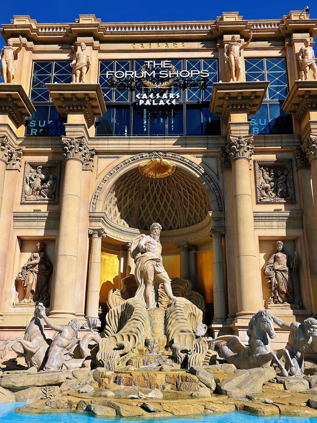 Step into Ancient Rome at Caesars Palace Forum Shops 🏛️🛍️