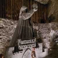 The Wieliczka Salt Mine in Poland