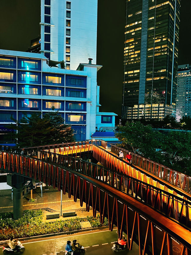 Jakarta After Dark from JPO Karet Jakarta After Dark from JPO Karet