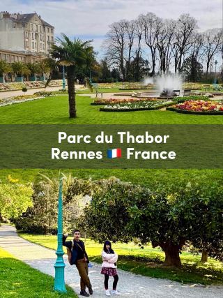 สวนสวย 3 สไตล์ขนาดใหญ่🌲🌹ใจกลางเมืองแรนส์